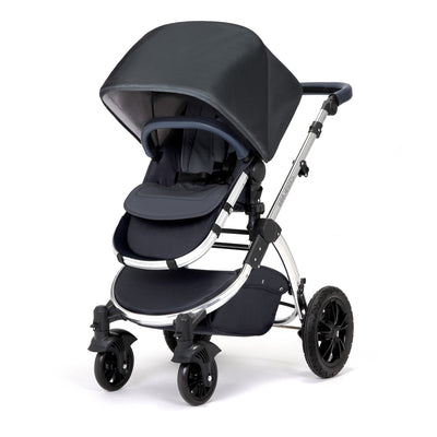 Ickle Bubba Stomp V4 2 In 1 Carrycot & Pushchair - Blueberry / Chrome