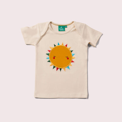 Little Green Radicals - You Are My Sunshine Applique Short Sleeve T-Shirt