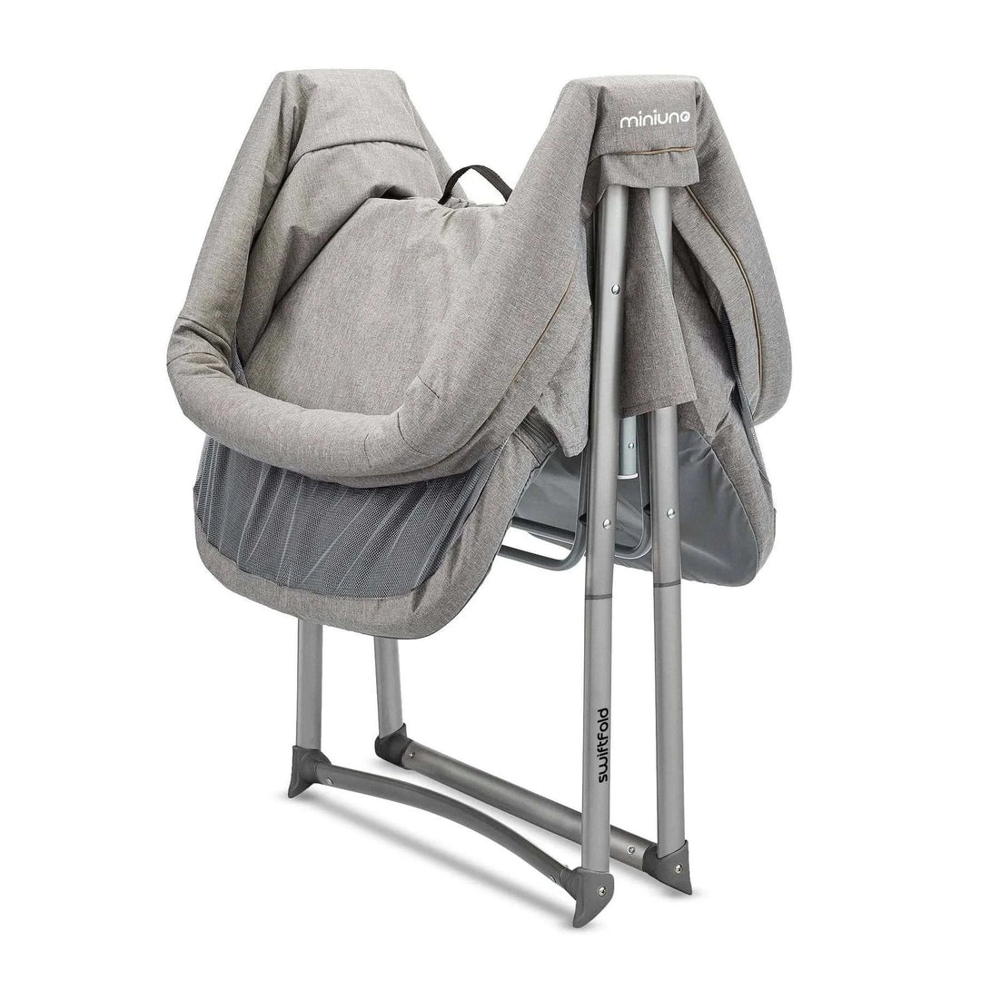 Miniuno SwiftFold Crib Grey – My Baby Stroller