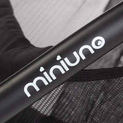 MiniUno TouchFold Stroller – Black Herringbone
