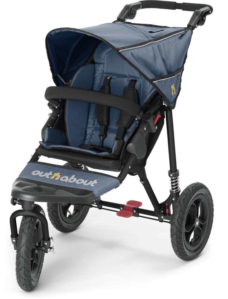 Out n About Nipper V4 Single Pushchair - Navy Blue