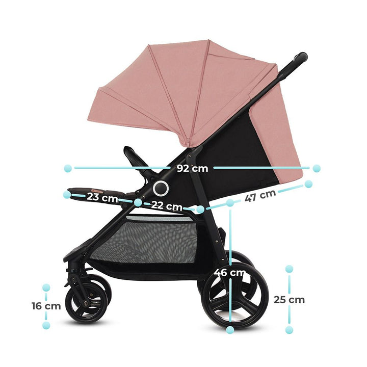 Kinderkraft Grande Plus Pushchair Grey – My Baby Stroller